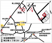 熊野町城之堀地図